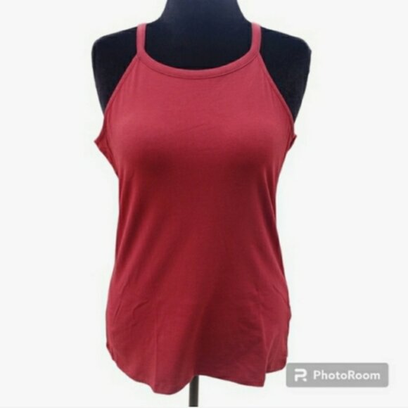 Maurices Tank Top Halter Style Burgundy NWT - Picture 3 of 7